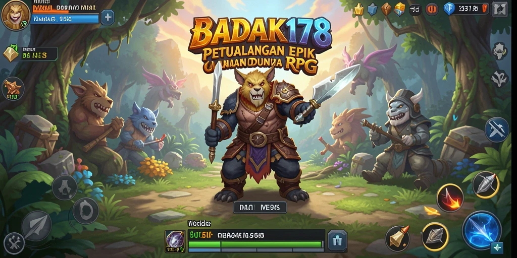 Tampilan dari gameplay BADAK178 yang menggugah semangat petualangan RPG.