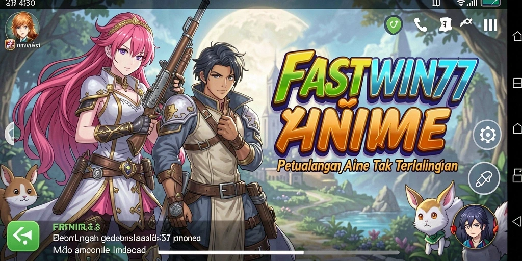 Menampilkan gameplay seru dalam dunia Anime yang memukau.