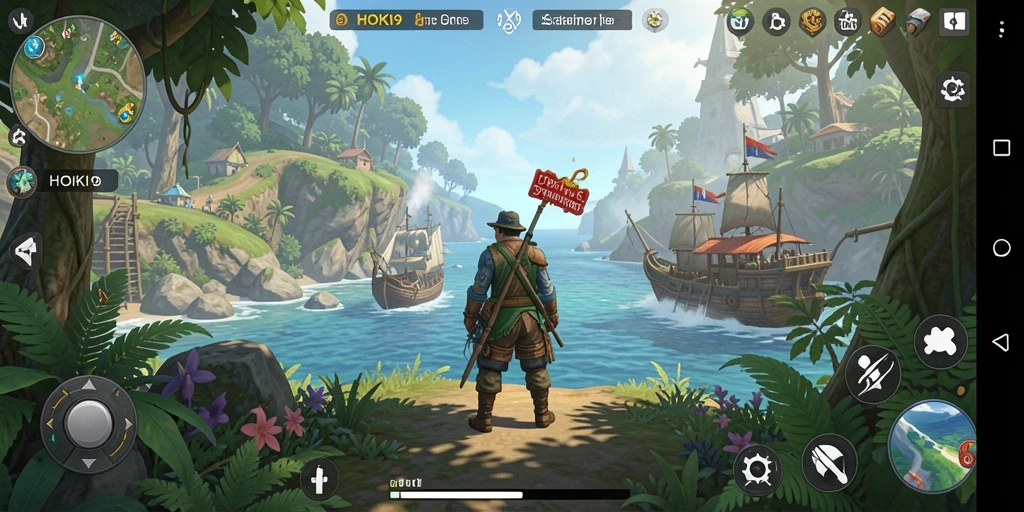 Tampilan menarik gameplay di dunia terbuka HOKI9.