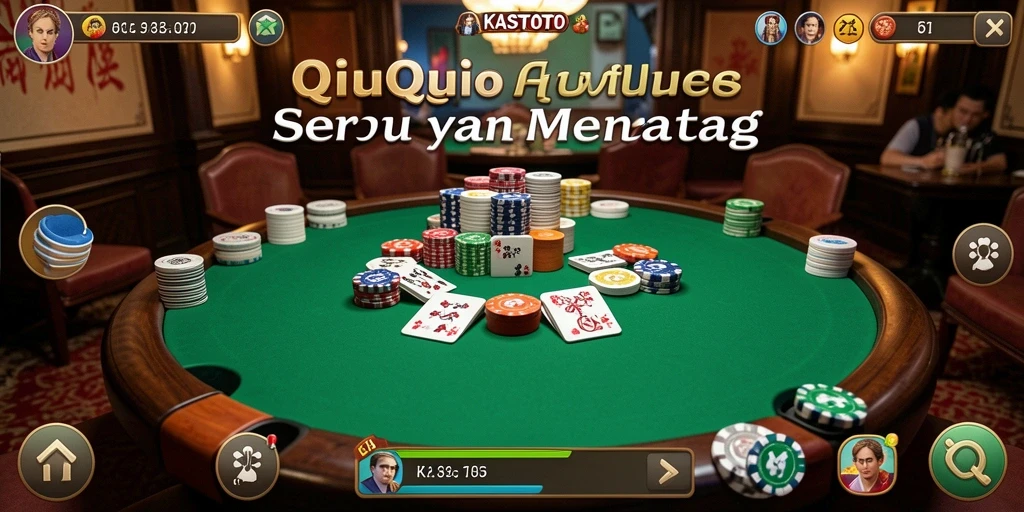 Gameplay KASTOTO yang seru dan menantang dalam format QiuQiu.