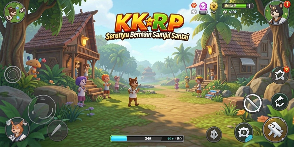 Tampilan gameplay yang seru dan penuh warna dari KKRP.