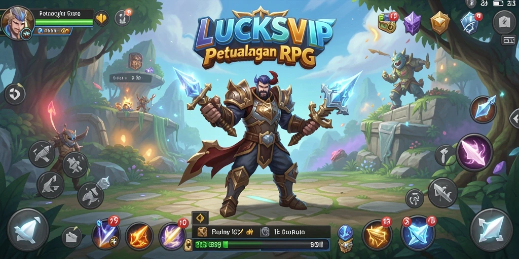 Tampilan gameplay menakjubkan di dunia fantasi LUCKSVIP.