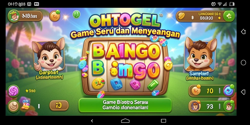 Tampilan gameplay OHTOGEL yang seru dan penuh warna.