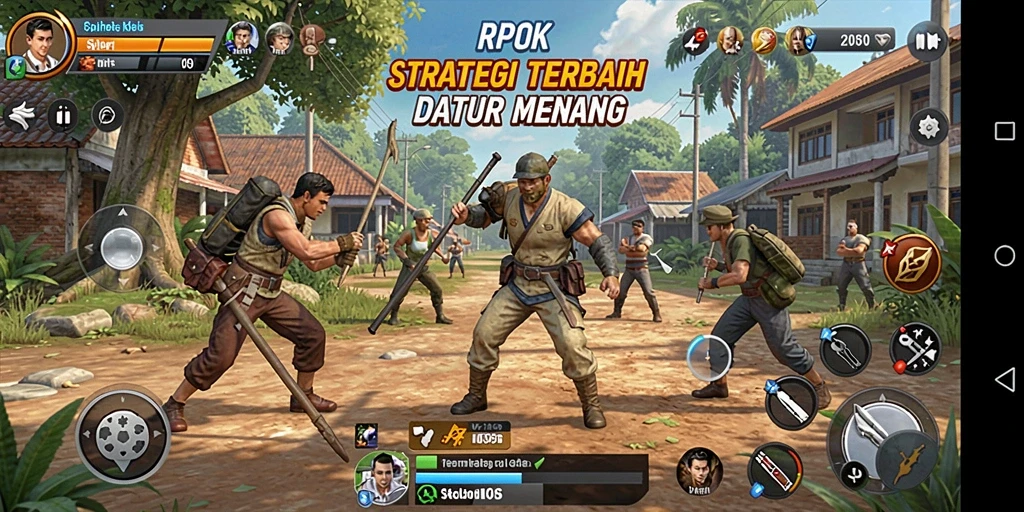 Tampilan gameplay RPOK yang menegangkan dan strategis.